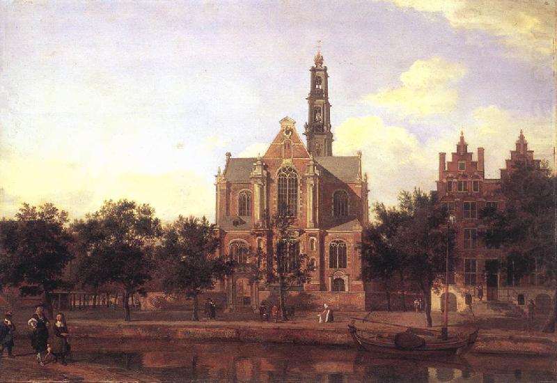 HEYDEN, Jan van der View of the Westerkerk, Amsterdam china oil painting image